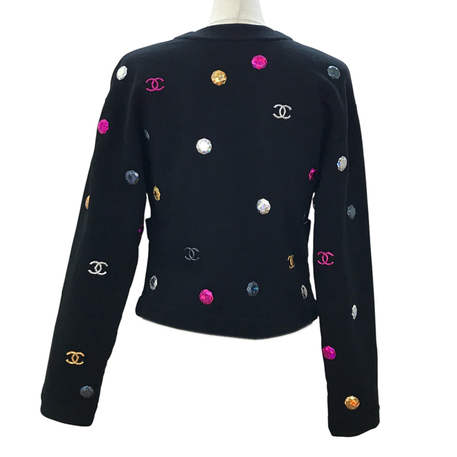 CHANEL 21K P71493 K10289 Women's Cardigan