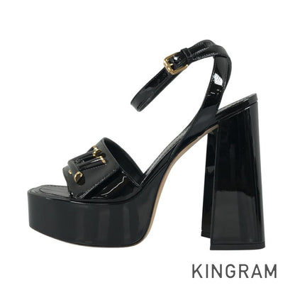 LOUIS VUITTON Shake Line Twist Women's Sandals