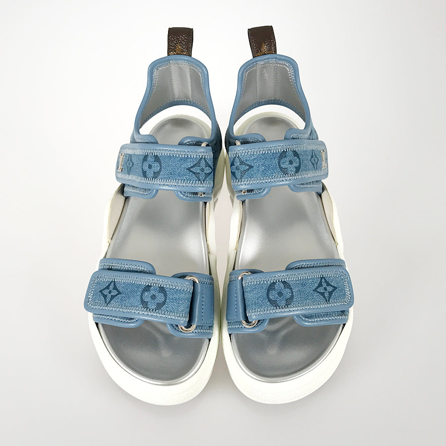 LOUIS VUITTON Monogram LV Arclight Line Women's Sandals