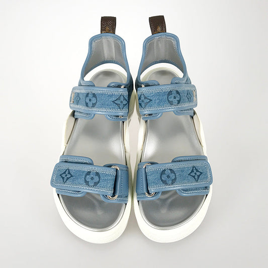LOUIS VUITTON Monogram LV Arclight Line Women's Sandals