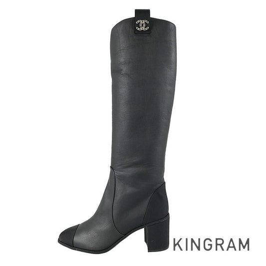 CHANEL G37901 Women's Long boots