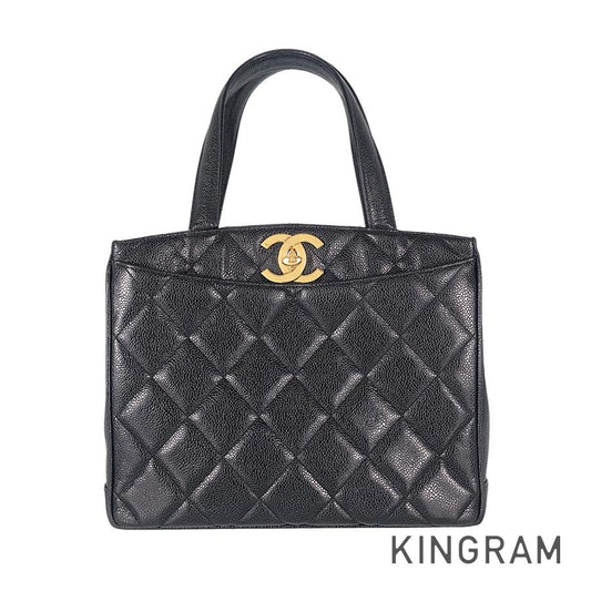 CHANEL COCO Mark Turnlock Hardware Tote Bag