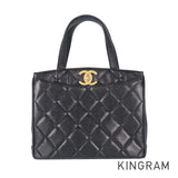 CHANEL COCO Mark Turnlock Hardware Tote Bag