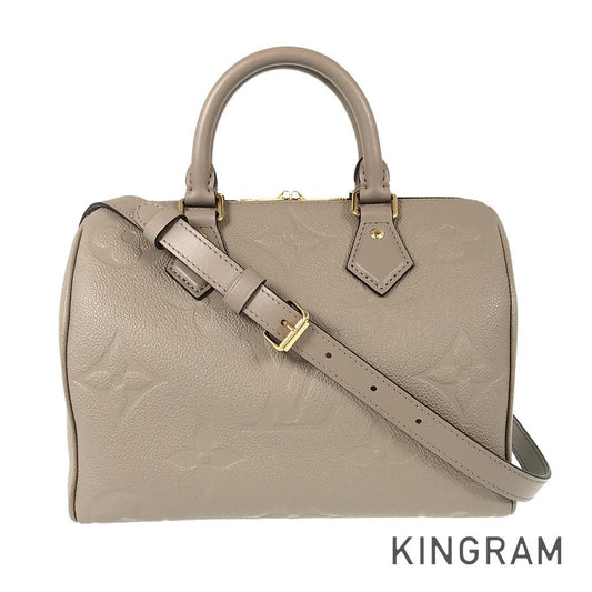 LOUIS VUITTON Monogram Empreinte Speedy 25 Bandriere M59273 Hand bag