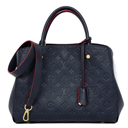 Louis Vuitton Monogram Empreinte Montaigne MM Handbag 2Way