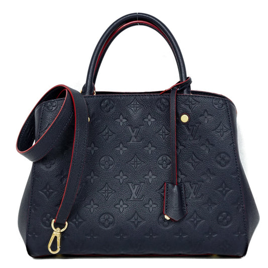 Louis Vuitton Monogram Empreinte Montaigne MM Handbag 2Way
