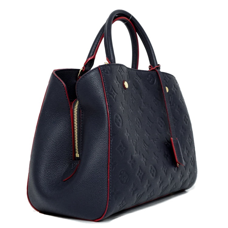 Louis Vuitton Monogram Empreinte Montaigne MM Handbag 2Way