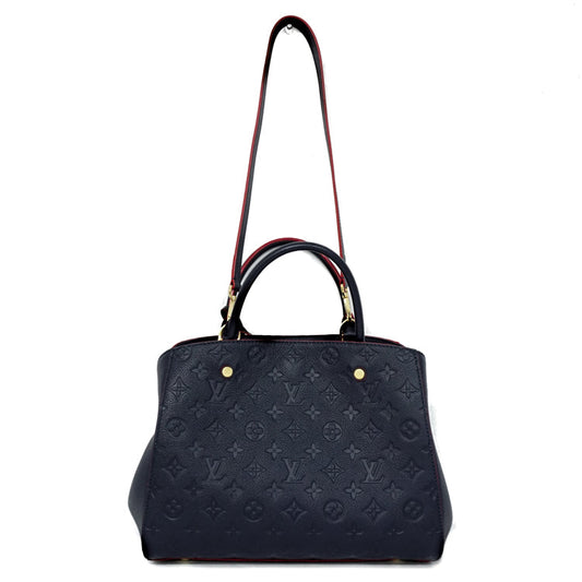 Louis Vuitton Monogram Empreinte Montaigne MM Handbag 2Way