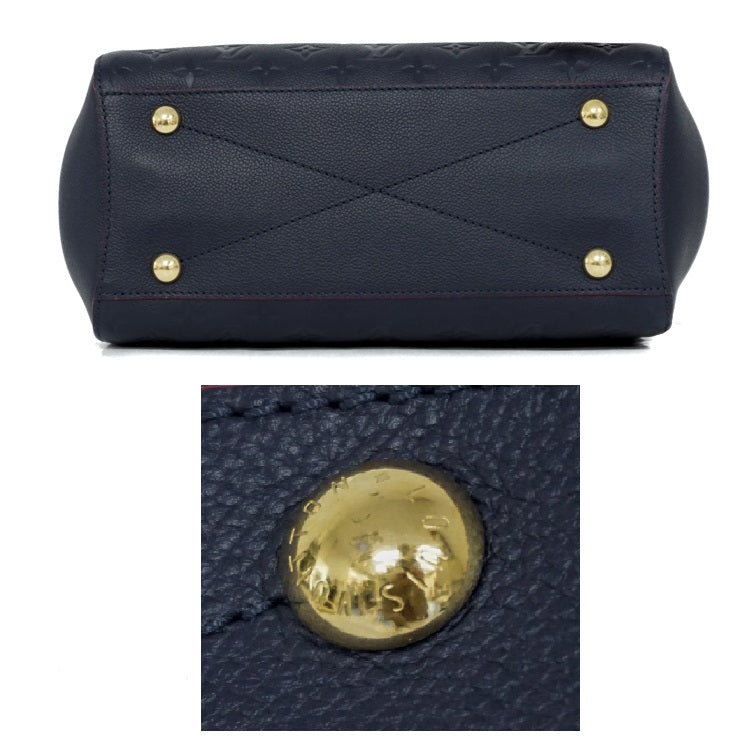 Louis Vuitton Monogram Empreinte Montaigne MM Handbag 2Way