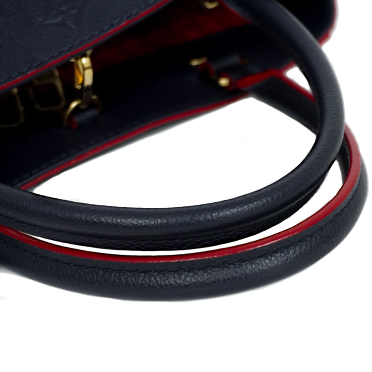 Louis Vuitton Monogram Empreinte Montaigne MM Handbag 2Way