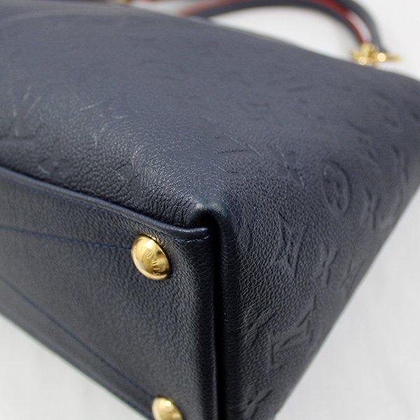 Louis Vuitton Monogram Empreinte V Tote MM Marine Rouge