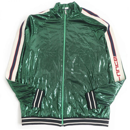 GUCCI 545652 Oversized Laminate Track Jacket M