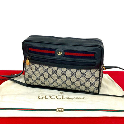 Gucci GG Logo PVC Leather Shoulder Bag