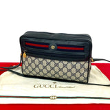 Gucci GG Logo PVC Leather Shoulder Bag