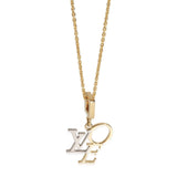 Louis Vuitton White Gold & Yellow Gold  LOVE Pendant