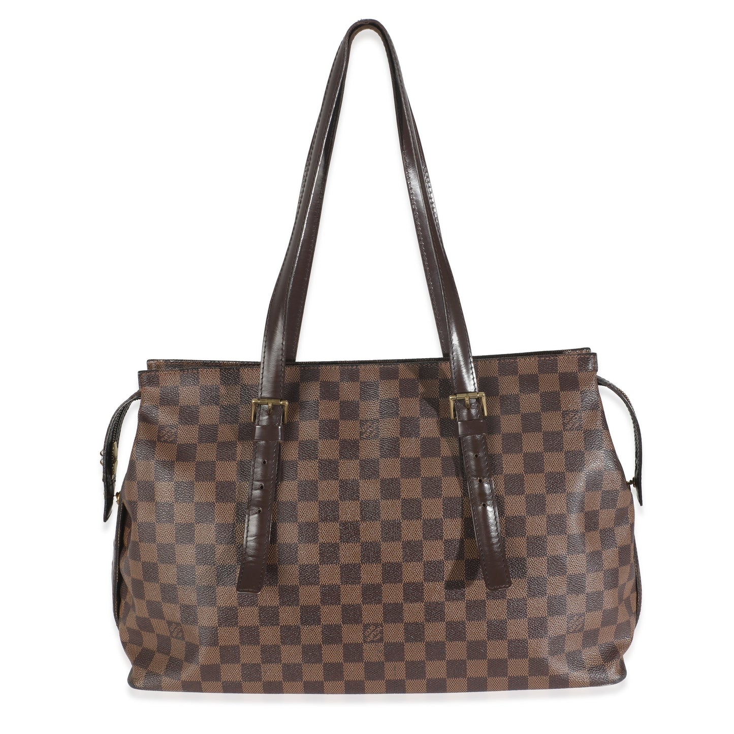 Louis Vuitton Damier Ebene Canvas Chelsea Zip Tote