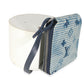 Louis Vuitton Blue Hickory Stripes Denim Monogram Watercolor Wallet On Strap