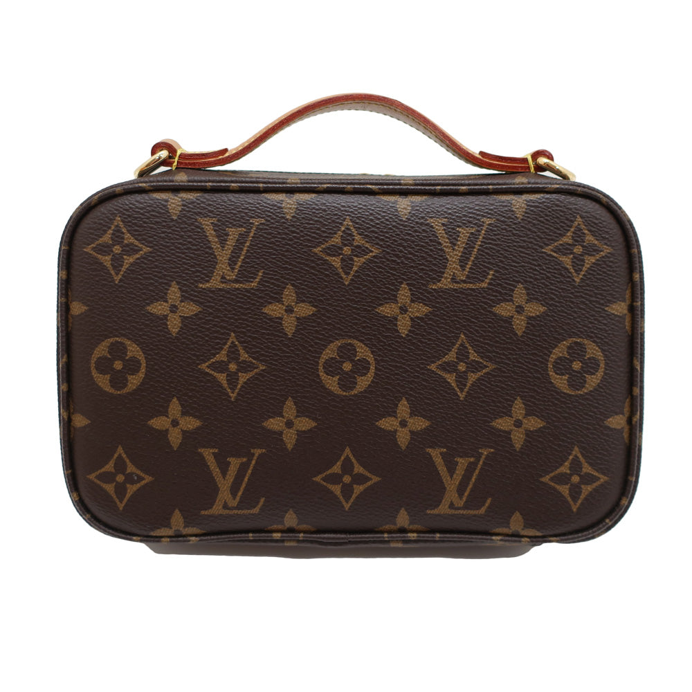 Louis Vuitton Utility Crossbody Shoulder Bag Monogram Brown 2Way