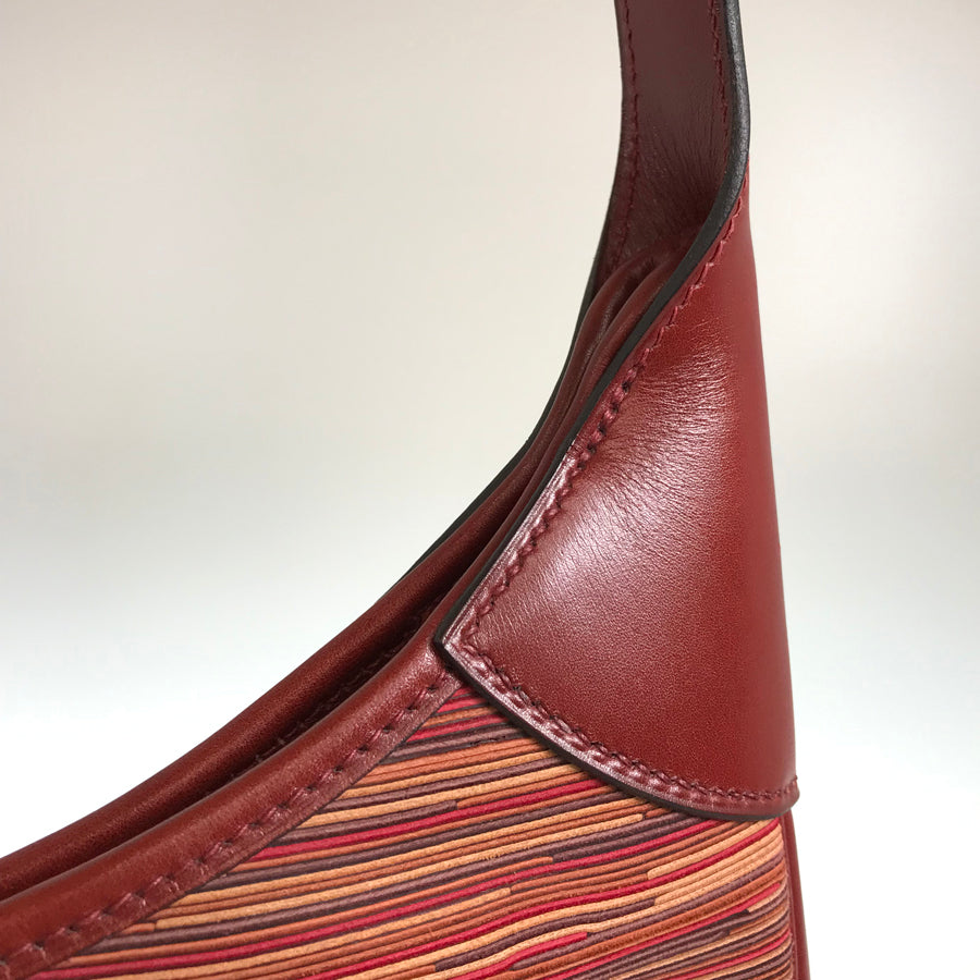 HERMES ?D carved seal made in 2000 one belt Shoulder Bag