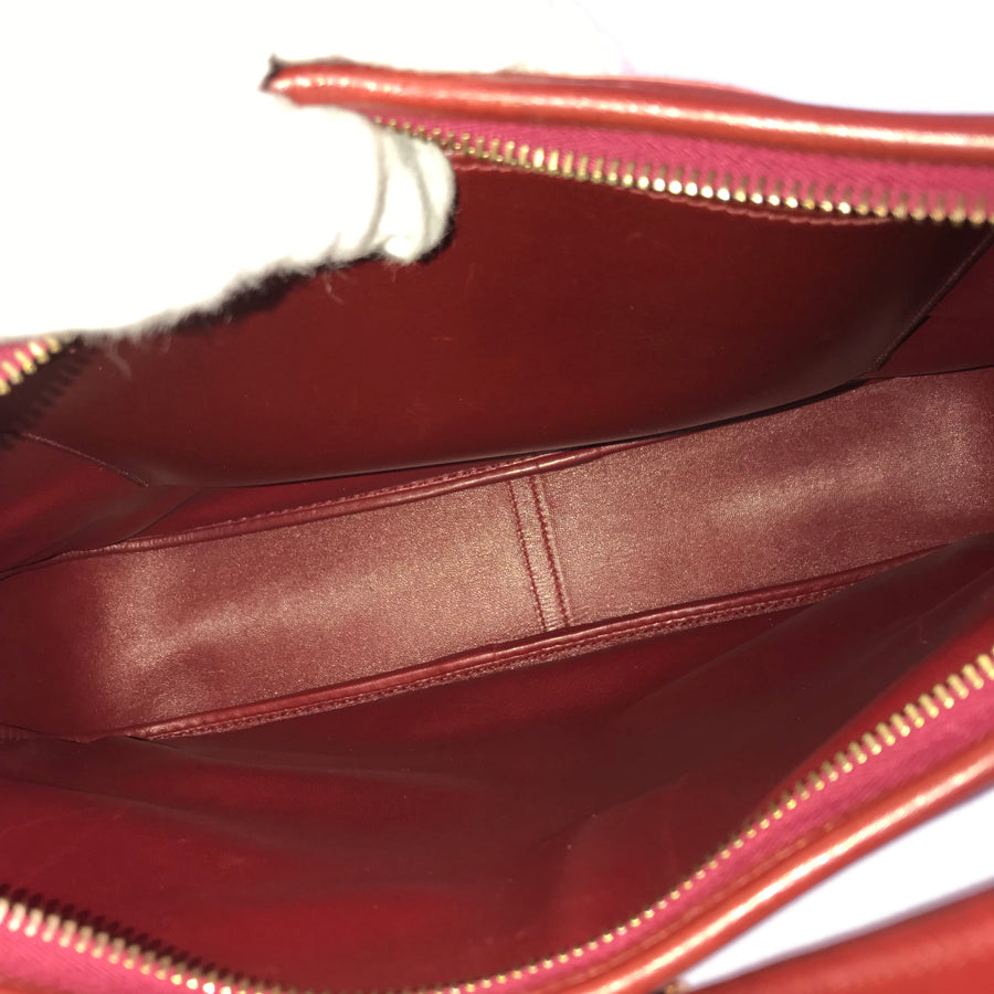 HERMES ?D carved seal made in 2000 one belt Shoulder Bag