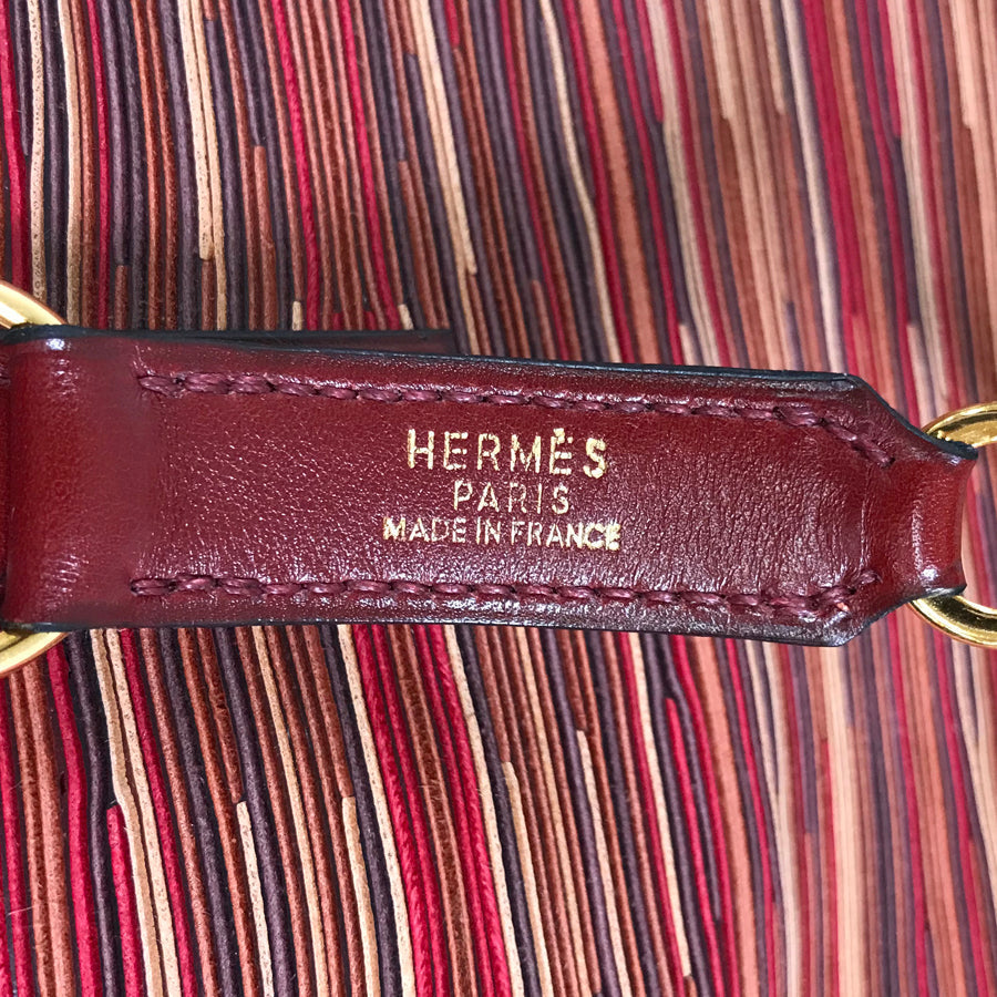 HERMES ?D carved seal made in 2000 one belt Shoulder Bag
