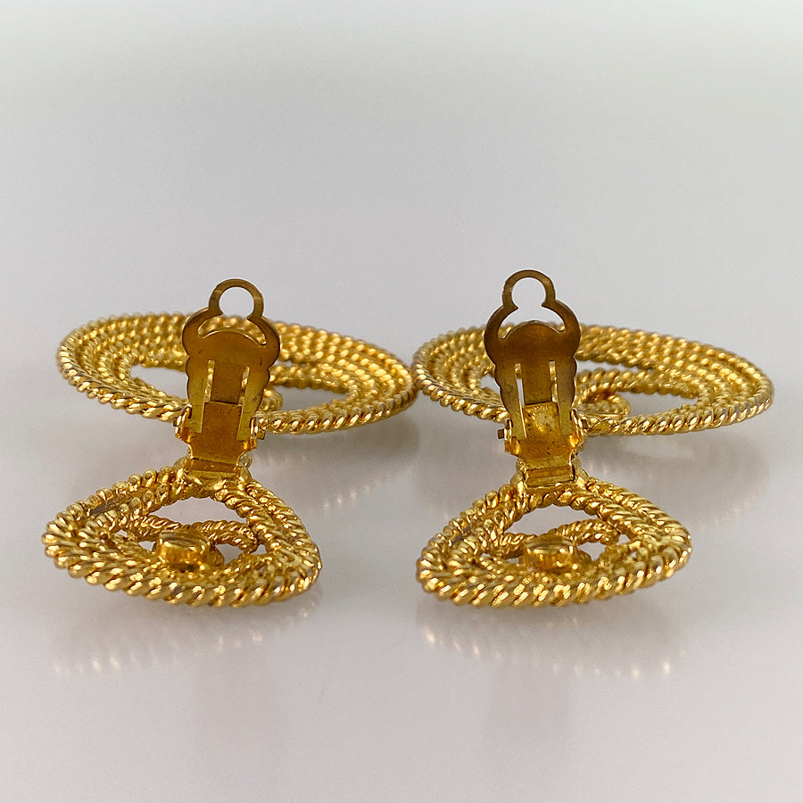 CHANEL COCO Mark   Circle Swing Earring