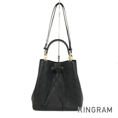 LOUIS VUITTON Monogram Emplant Neonoe 2WAY Shoulder Handbag
