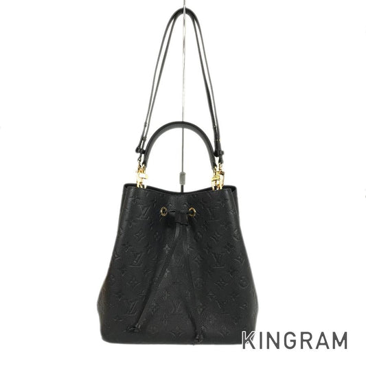LOUIS VUITTON Monogram Emplant Neonoe 2WAY Shoulder Handbag