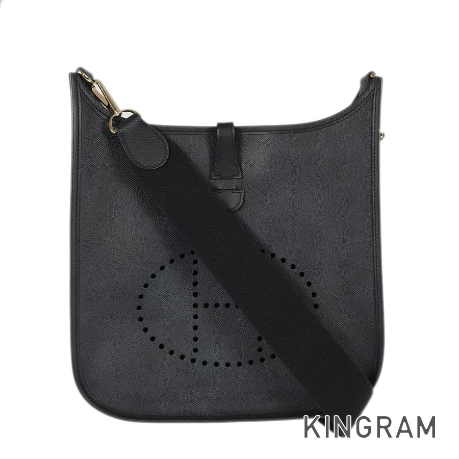 HERMES Evelyn 2 PM ?I engraved 2012 Gold Hardware Shoulder Bag