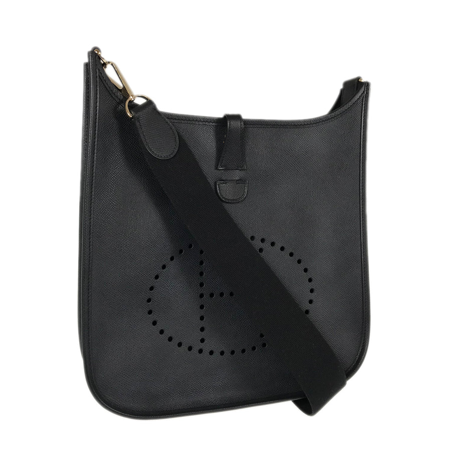 HERMES Evelyn 2 PM ?I engraved 2012 Gold Hardware Shoulder Bag