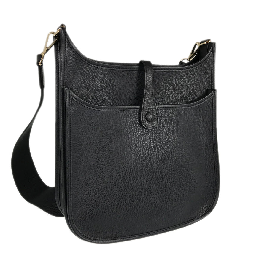 HERMES Evelyn 2 PM ?I engraved 2012 Gold Hardware Shoulder Bag
