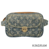 LOUIS VUITTON Monogram Denim Bumbag M95347 Waist pouch