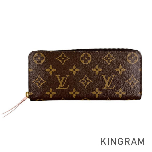 LOUIS VUITTON Monogram Portefeuille Clemence M61298 Long wallet Round zipper