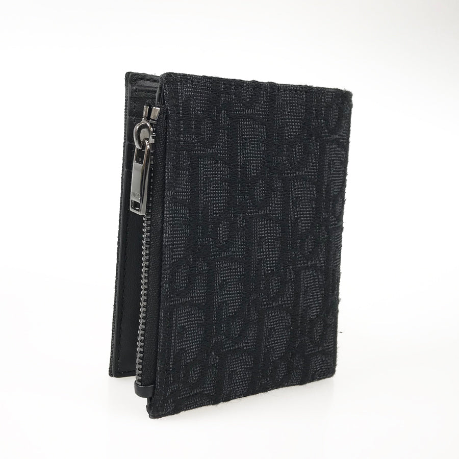 Dior Oblique Vertical Compact Card Holder 2ESBC319YSE_H03E Bifold wallet