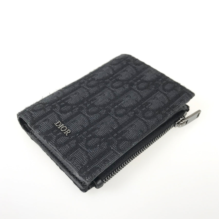 Dior Oblique Vertical Compact Card Holder 2ESBC319YSE_H03E Bifold wallet