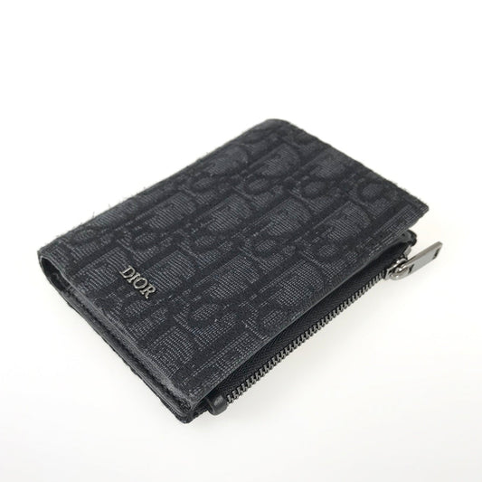 Dior Oblique Vertical Compact Card Holder 2ESBC319YSE_H03E Bifold wallet