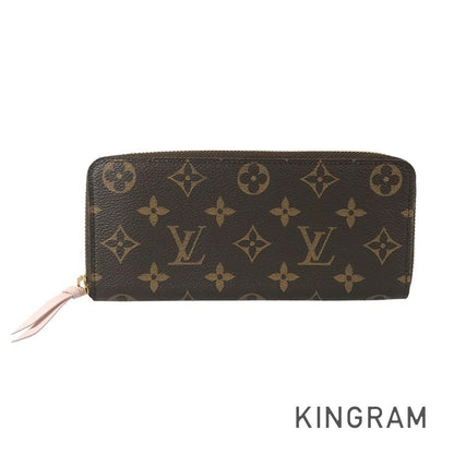 LOUIS VUITTON Monogram Portefeuille Clemence M61298 Long wallet Round zipper