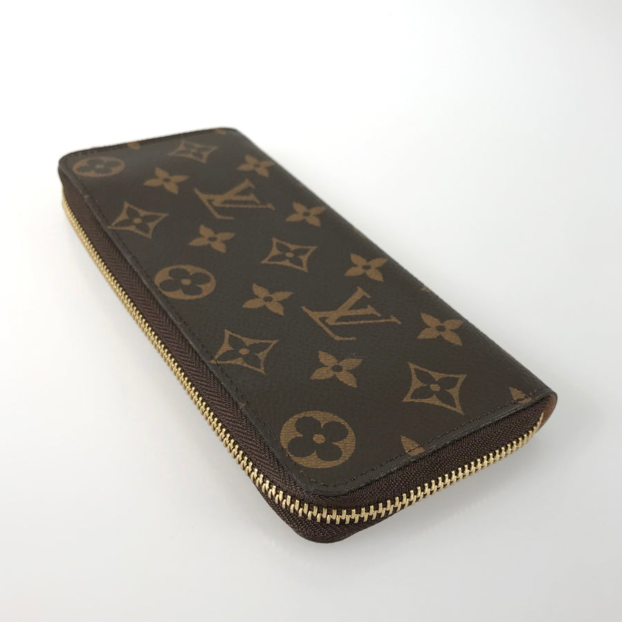 LOUIS VUITTON Monogram Portefeuille Clemence M61298 Long wallet Round zipper
