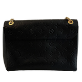 Louis Vuitton Vavin MM, Black Empreinte Leather