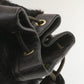 LOUIS VUITTON V line Shoulder Bag fur Black LV Auth th1021