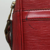 LOUIS VUITTON Epi Danube Shoulder Bag Red M45637 LV Auth th3362