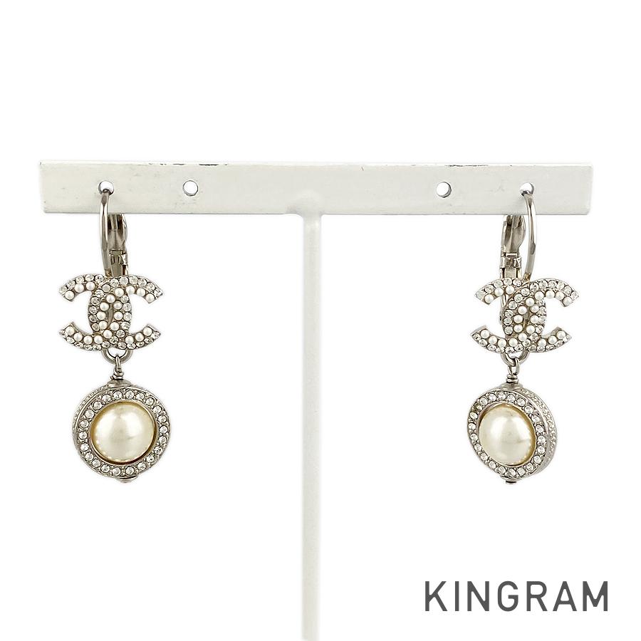 CHANEL COCO Mark rhinestone Earring