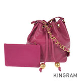 CHANEL Caviar skin Shoulder Bag