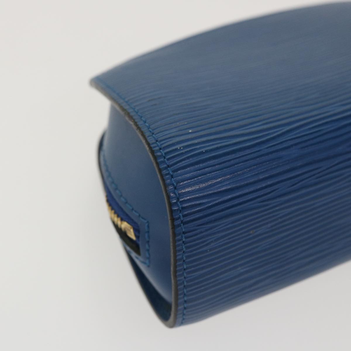 LOUIS VUITTON Epi Dauphine PM Pouch Blue M48445 LV Auth ti1020