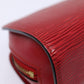 LOUIS VUITTON Epi Dauphine PM Pouch Castilian Red M48447 LV Auth ti2011