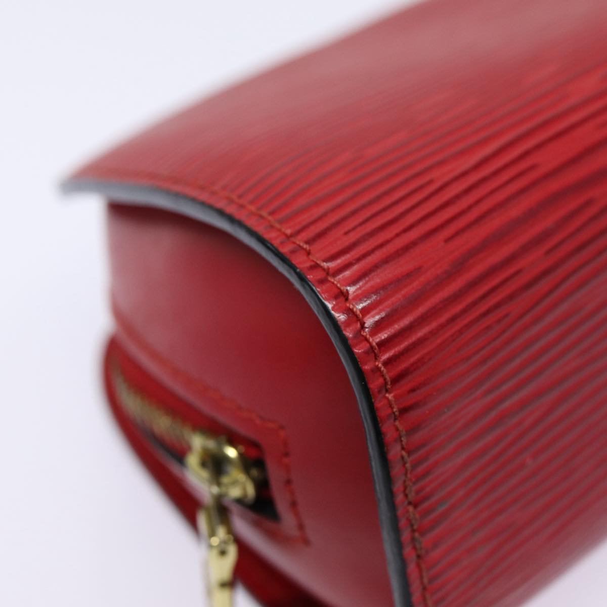 LOUIS VUITTON Epi Dauphine PM Pouch Castilian Red M48447 LV Auth ti2011