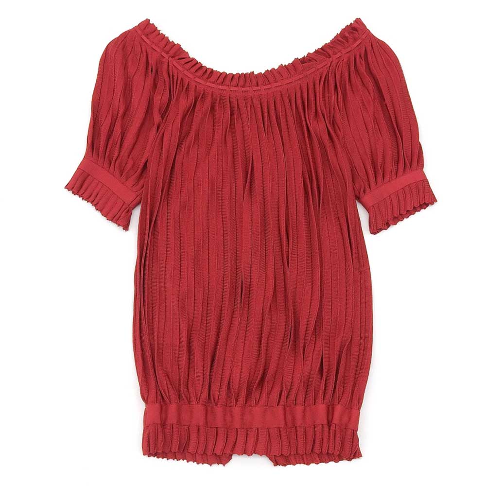 Gucci Gathered Red Top XS
