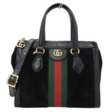 Gucci Ophidia Suede Handbag Black