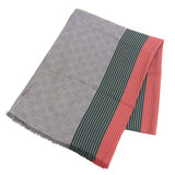 Gucci GG Pattern Cotton Silk Scarf