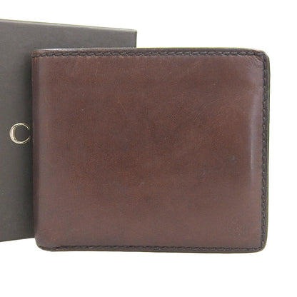 Gucci Leather Bifold Wallet Brown